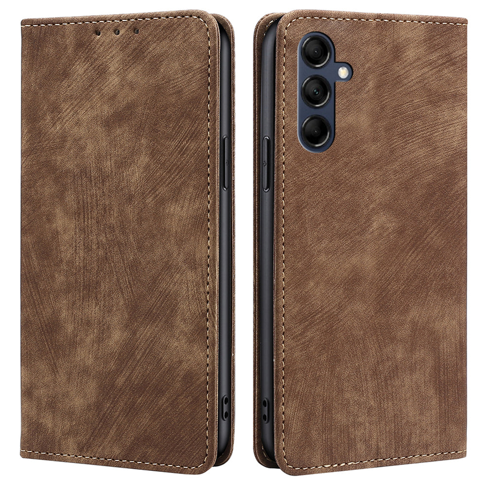 Textured Phone Cover for Samsung Galaxy M14 5G Stand RFID Blocking Wallet Magnetic Leather Flip Case Textured Phone Cover for Samsung Galaxy M14 5G Stand RFID Blocking Wallet Magnetic Leather Flip Case